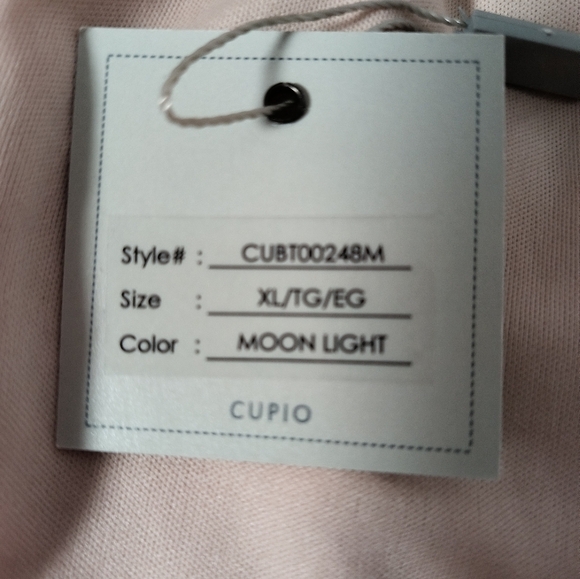 New Beige Wide-Leg Pants / Size XL - Picture 5 of 7